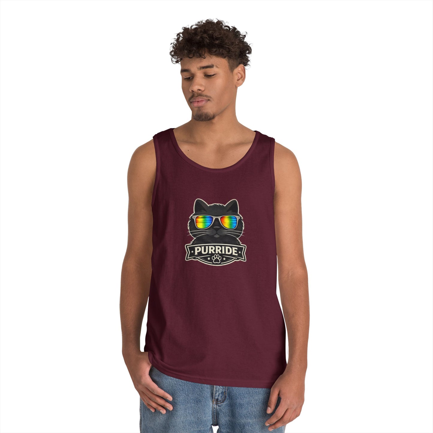 Purride Unisex Heavy Cotton Tank Top (10 Colors)