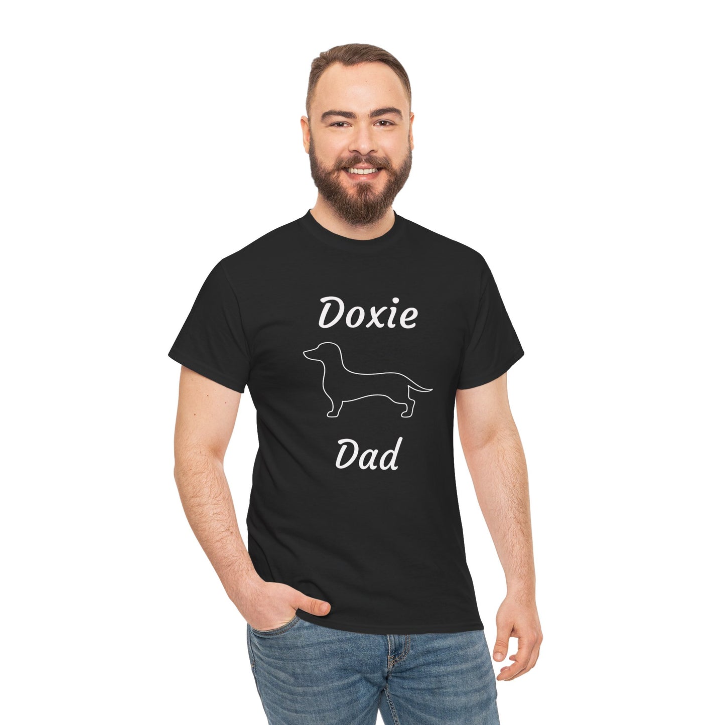 Doxie Dad Heavy Duty Unisex Tee Sizes Small - 5XL (11 colors)