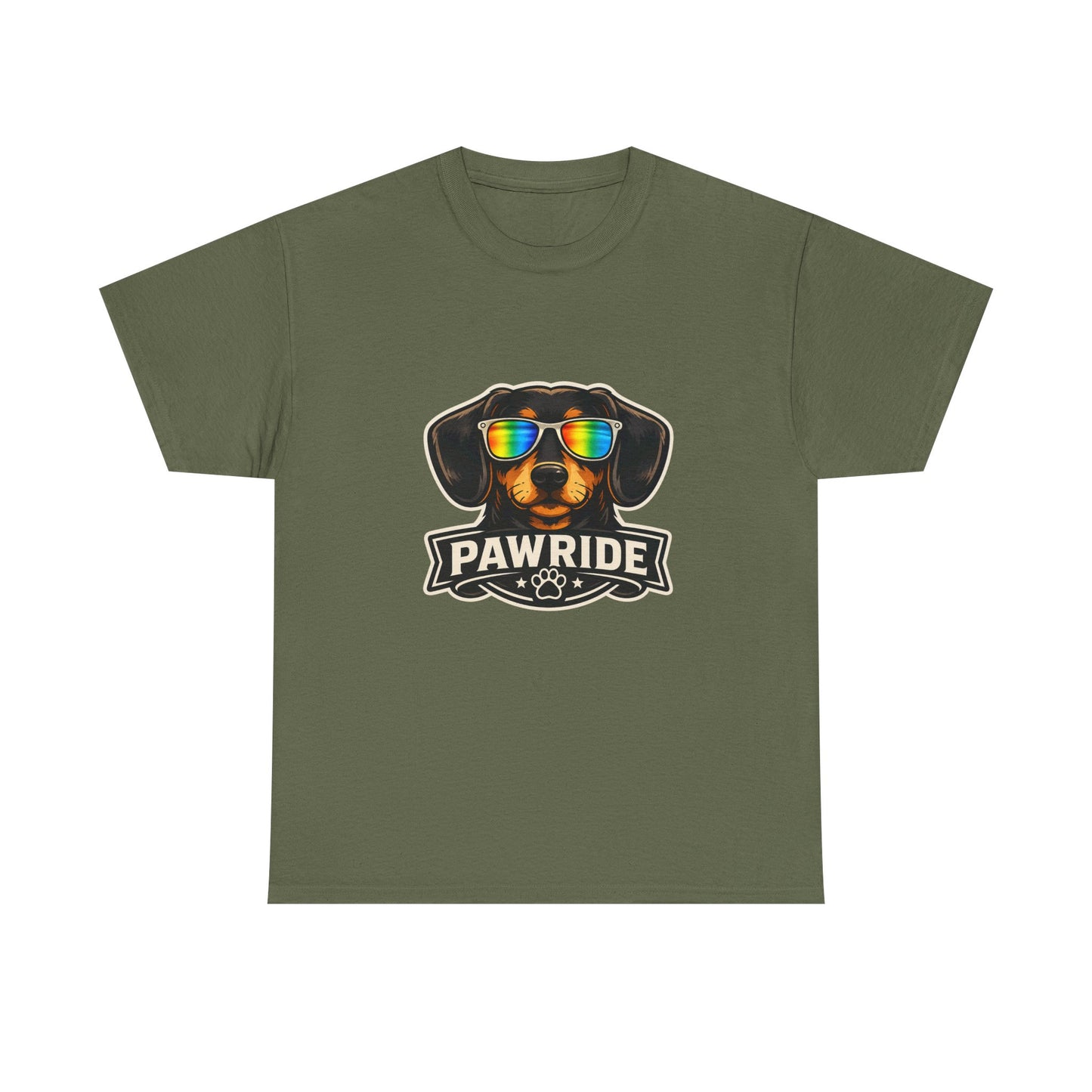 Pawride Heavy Duty Unisex Tee Sizes Small - 5XL (11 colors)