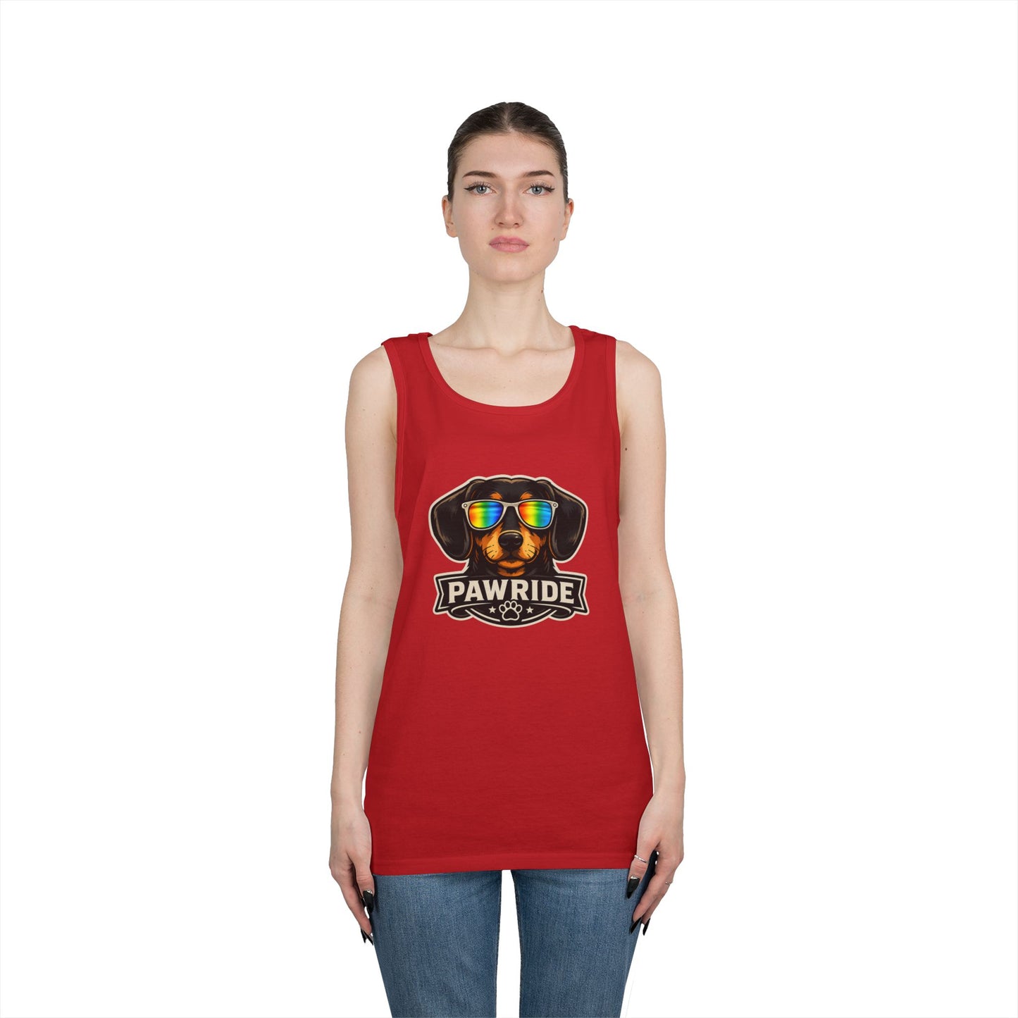 Pawride Unisex Heavy Cotton Tank Top (6 Colors)