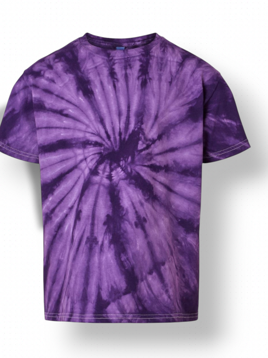 Dog Mom / Dog Dad Purple Burst Tie-Dyed T-Shirt