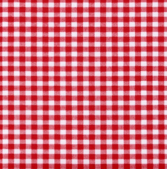 Red and White Check Bandana