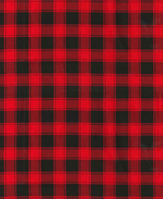 Red and Black Check Bandana