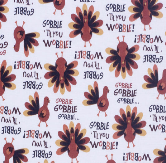 Gobble Thanksgiving Bandana