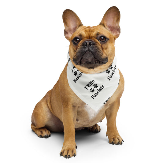 I Bite Fascists All Over Print Bandana